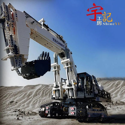 MOC RC APP City Mining Excavator Truck Bricks Toys