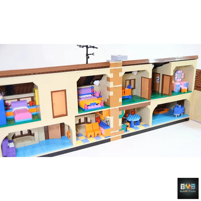 NEW 2523 PCS The Simpsons House Unbranded Building Block Set Creative MOC