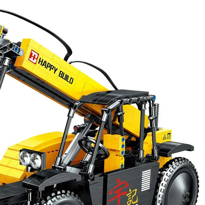 MOC RC APP Motorized Lift Forklift Truck Bricks Toys
