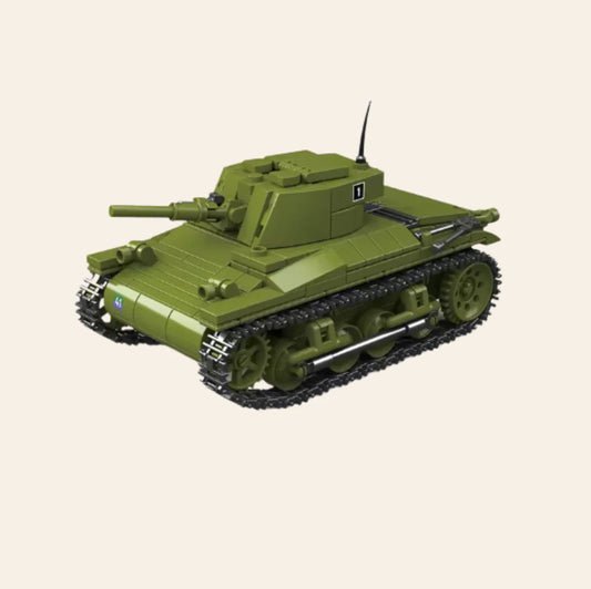 NEW M22 Locust Tank Building Blocks Set Model Adults MOC WW2 US Military Army