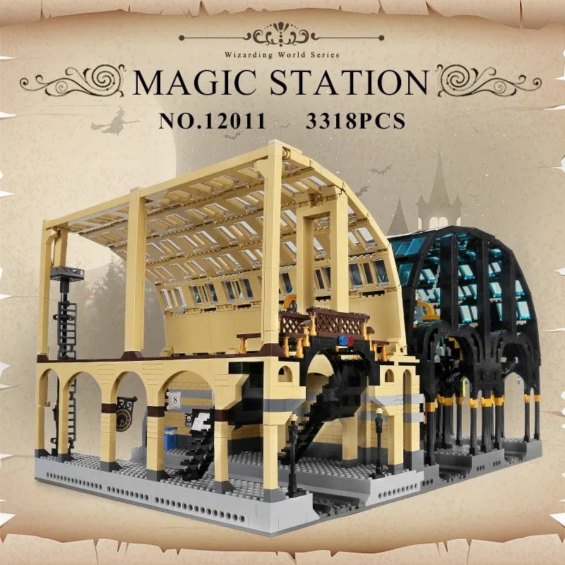 City Creator Expert Magic Train Station Bricks Toy 12011
