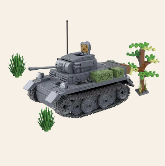 NEW Panzer II L Tank Building Blocks Set Model Adults MOC WW2 German Military
