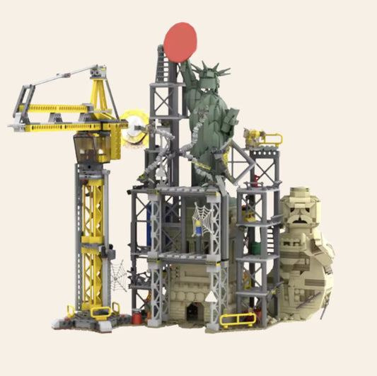 NEW New York City Skyline Construction Building Blocks Set Model Adults MOC