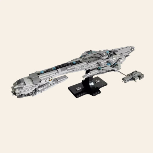 NEW Alien Command Ship Building Blocks Set Model Adults MOC Spaceship Sci-Fi