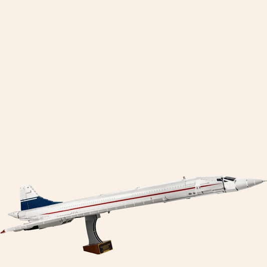 NEW Concorde Airplane Jet Building Blocks Set 2083 pcs Icons Adults Display