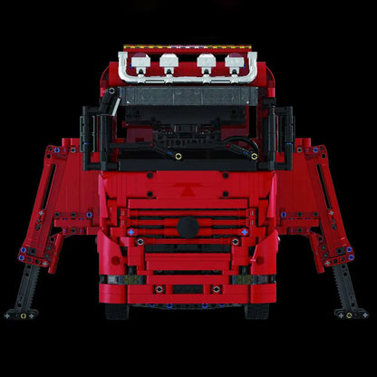 MOC Expert RC APP Rescue City Fire Truck Bricks Toys