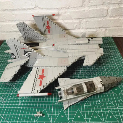 Military Aircraft J-15 Flying Shark Fighter Jet Bricks Toy