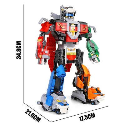 MOC Tech RC Motorized Transformer Beast Robot Bricks Toy