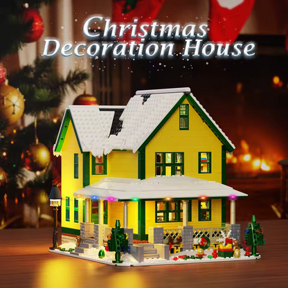 NEW SEALED House from A Christmas Story Building Block Set w/ Lights 1367 Pieces