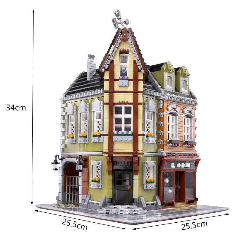 MOC Creator Expert City Corner Mall Store Bricks Toy 0919