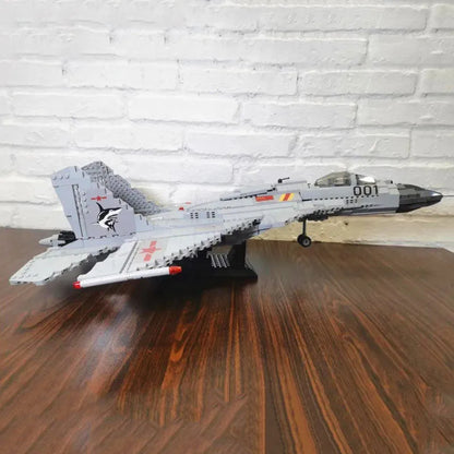 Military Aircraft J-15 Flying Shark Fighter Jet Bricks Toy