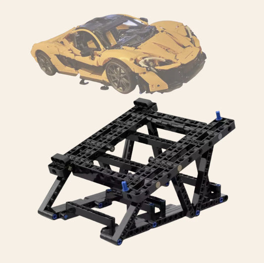 NEW Angled Display Stand ONLY Building Blocks Model Car Adults MOC Acrylic