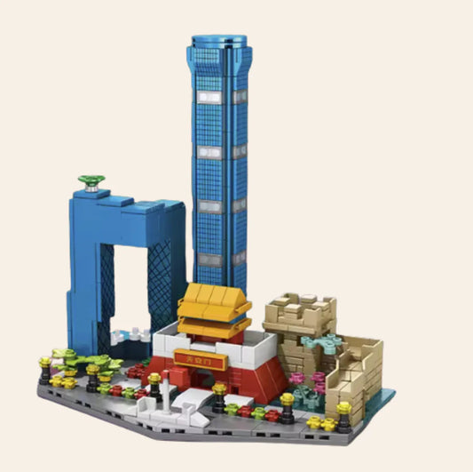 NEW Beijing China Skyline Architecture Building Blocks Set Adults Generic