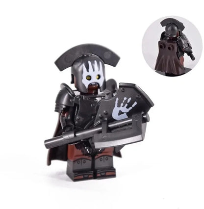 21 NEW CUSTOM Lego Lord of the Rings Uruk-hai Minifigs Orc Army Wolves Chariot