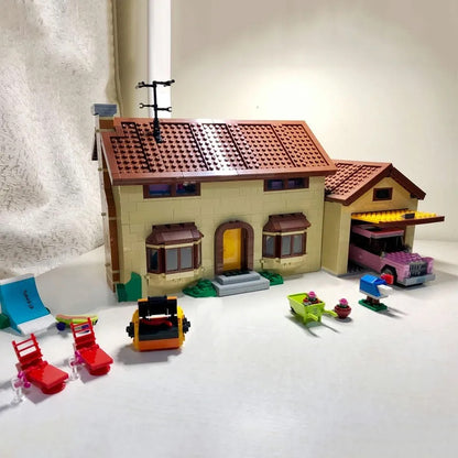 MOC Movie Creator The Simpsons House Bricks Toys