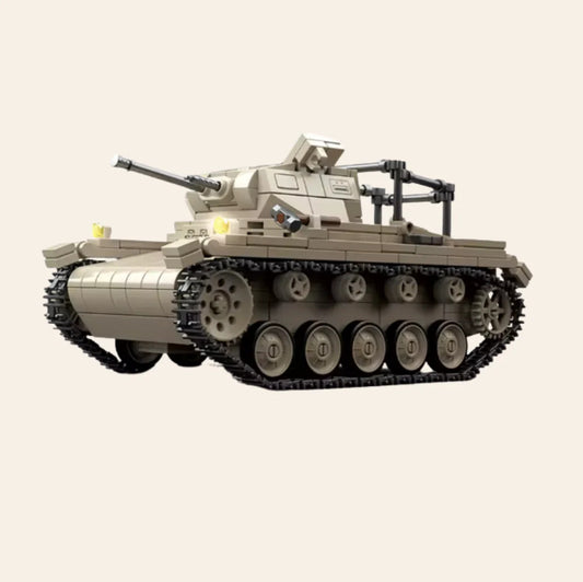 NEW Panzer II C Tank Building Blocks Set Model Adults MOC WW2 German Military