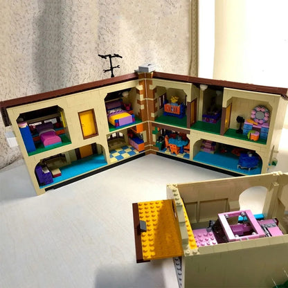 MOC Movie Creator The Simpsons House Bricks Toys