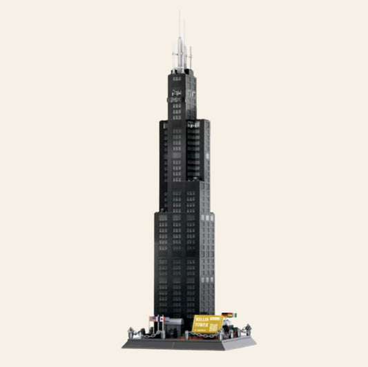 NEW Willis Tower Chicago Skyscraper Building Blocks Set Architecture Adults