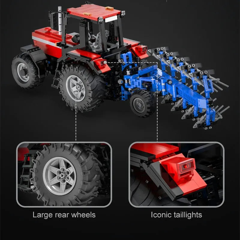 MOC Motorized Tech RC Tractor Truck Bricks Toys 61052