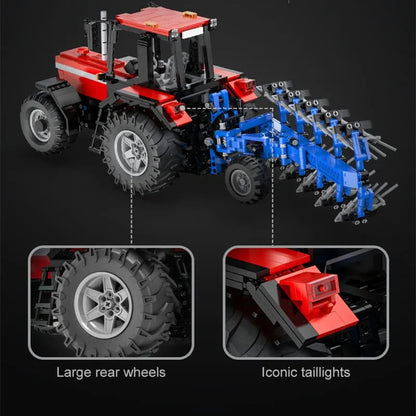 MOC Motorized Tech RC Tractor Truck Bricks Toys 61052