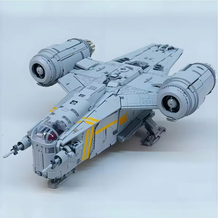 NEW 6187 PCS Mandalorian Razor's Crest Spaceship Building Block Set Unbranded