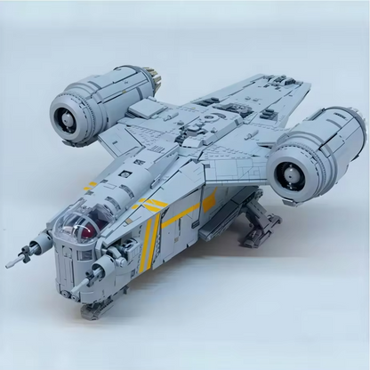 NEW 6187 PCS Mandalorian Razor's Crest Spaceship Building Block Set Unbranded