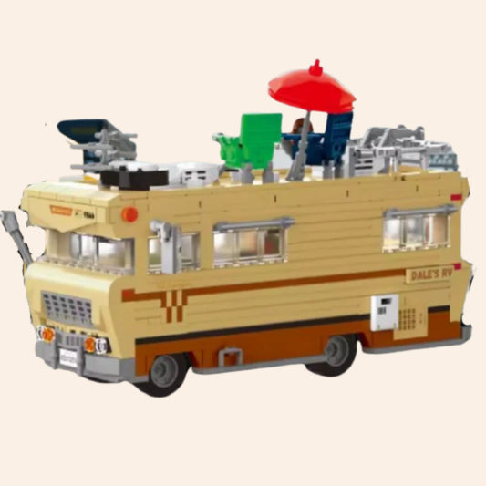 NEW Apocalypse Camper Van Building Blocks Set Model Adults MOC Zombie Survival
