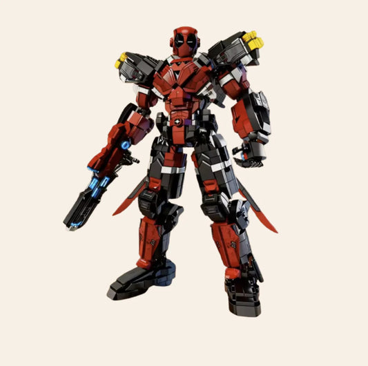 NEW Masked Mercenary Mech Suit Building Blocks Set Model Adults MOC Robot