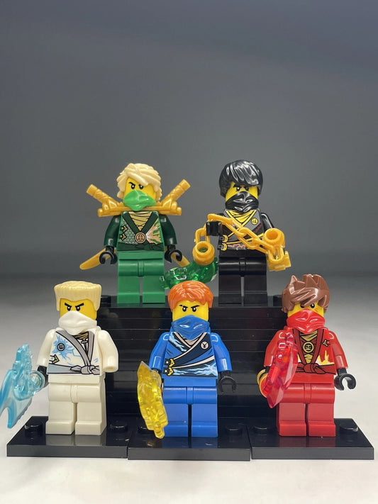 NEW Ninjago Rebooted Techno Ninja Lot Of 6 CUSTOM Lego Minifigures