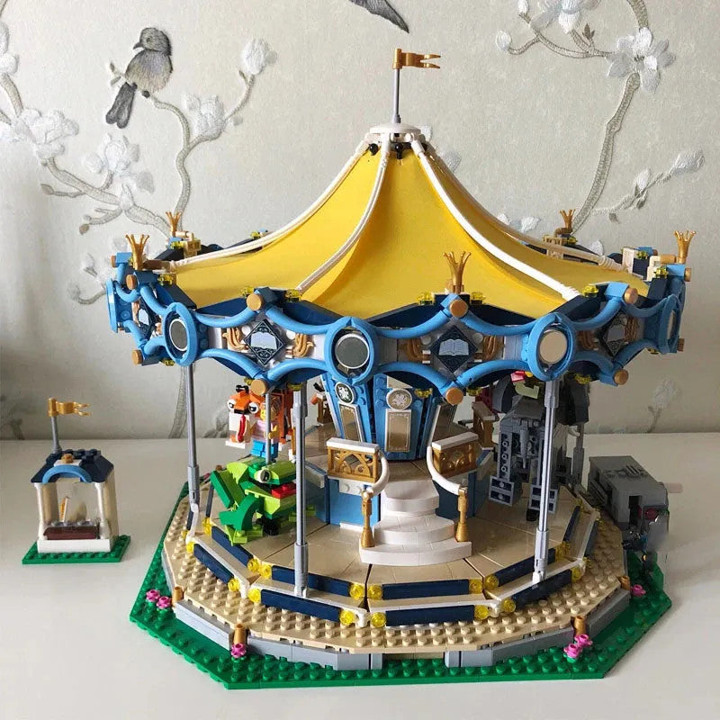 MOC 15036 Creator Expert Motorized Carousel Bricks Toy
