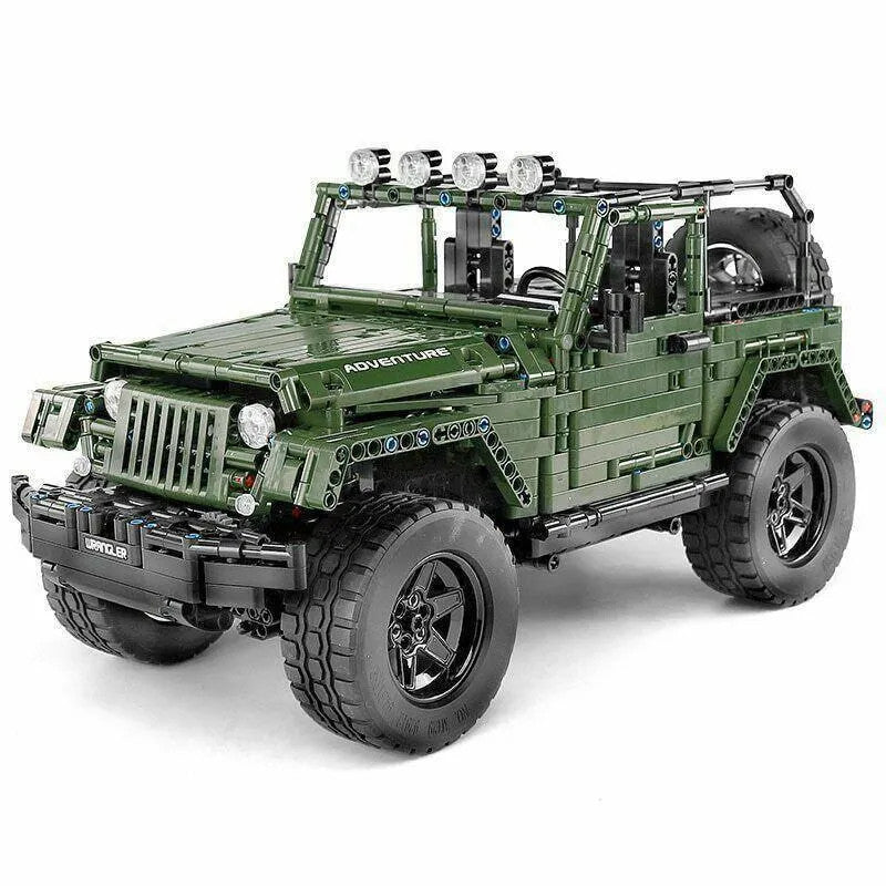 MOC Expert Wrangler Off Road Car SUV Bricks Toys 13124