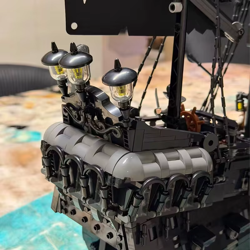 NEW 2025 2862 PCS Black Pearl Pirate Ship Unbranded Building Block Set