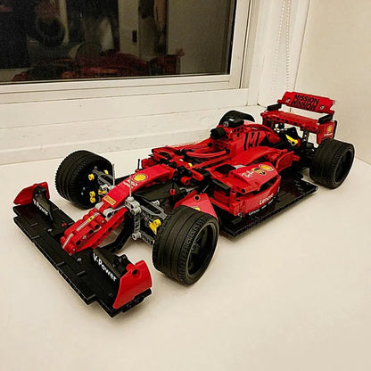 MOC Tech Red F1 Alternate Racing Car Bricks Toy 023005