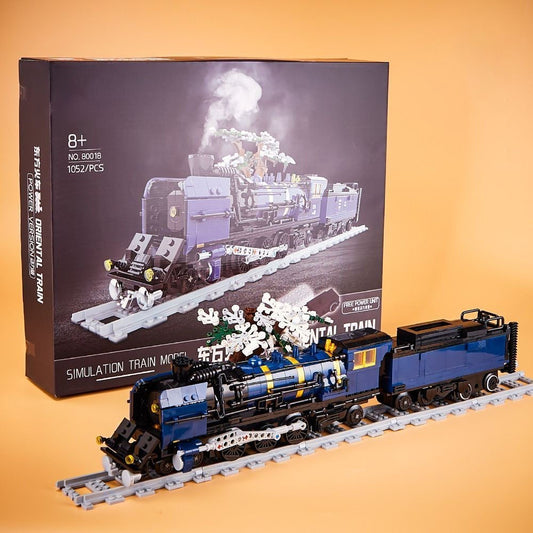 NEW SEALED 1052PCS Orient Express Steam Locomotive Building Blocks Set Kids Gift