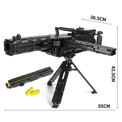 MOC Military Motorized Maxim Burst Gun Bricks Toys 14009