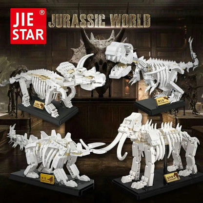 MOC Creative Idea Dinosaur World Stegosaurus Fossil Bricks Toy