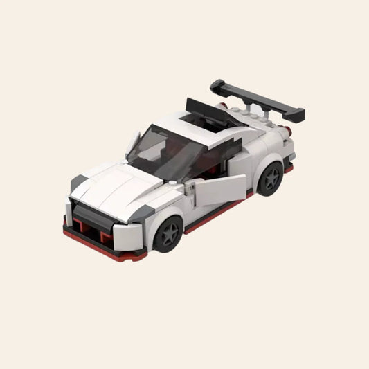 NEW Skyline Sports Car Building Blocks Set Model Adults MOC JDM Racing Speed