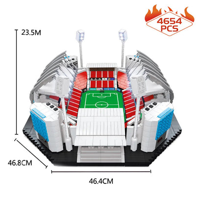 City Creator Expert MOC Soccer Football Stadium Bricks Toy