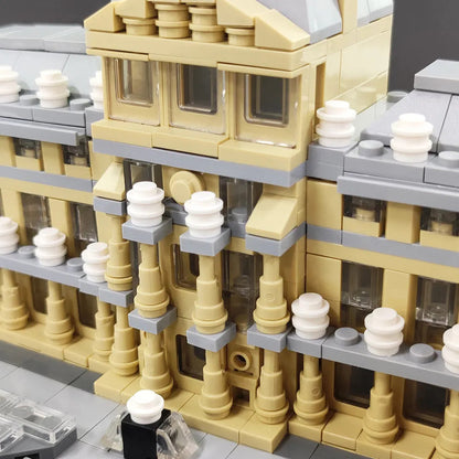 MOC Architecture City Paris The Louvre Bricks Kids Toys