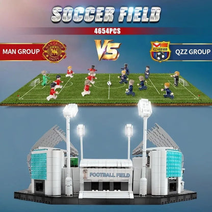 City Creator Expert MOC Soccer Football Stadium Bricks Toy