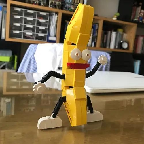 NEW Dancing Banana Character Display Building Blocks Set