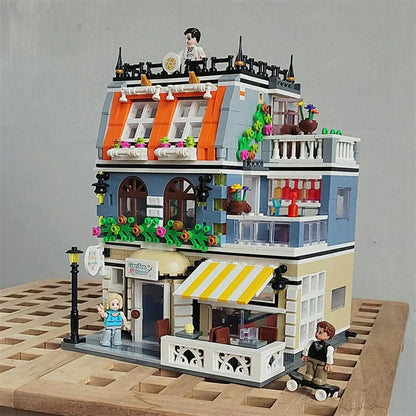MOC Creator Expert City Garden Hotel Bricks Toy 0940