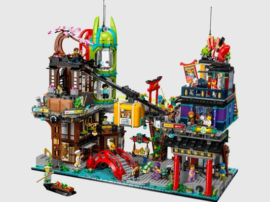 NEW Ninjago City 71799 PCS 6163  - Markets Complete Toy Set - Building Blocks
