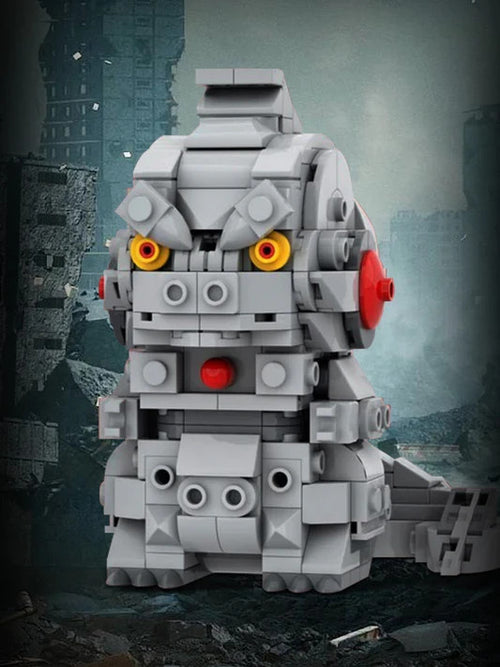 NEW 359PCS Small Mechagodzilla Monster Building Blocks Display Set