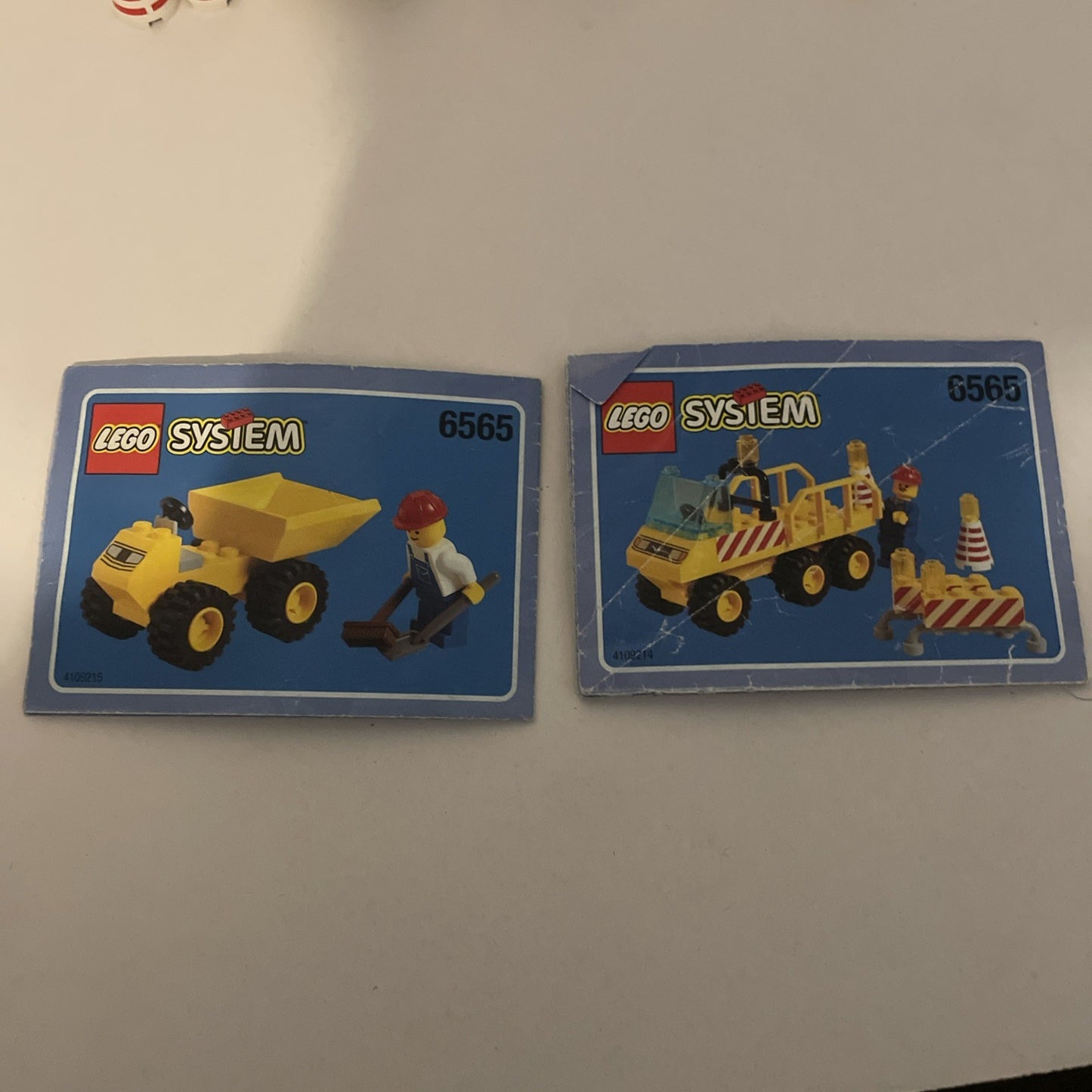 LEGO Town Jr (6565) -Construction Crew-Bricks, WITH Manual No Box Or Figs