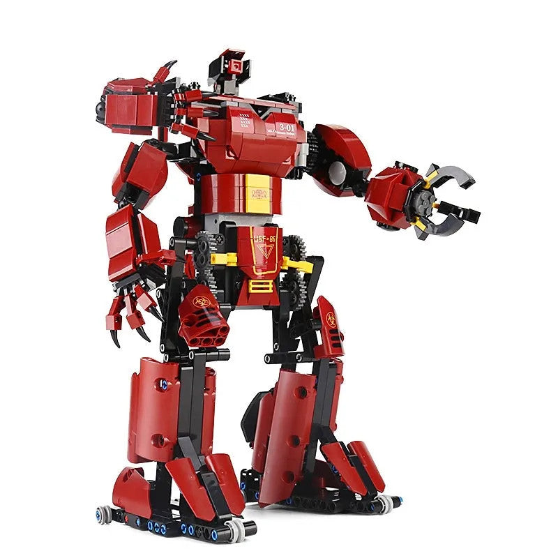MOC Tech RC Motorized Crimson Beast Robot Bricks Toy 15038