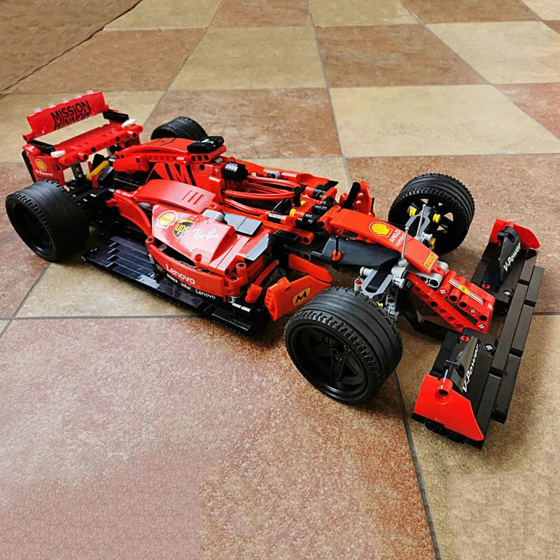 MOC Tech Red F1 Alternate Racing Car Bricks Toy 023005