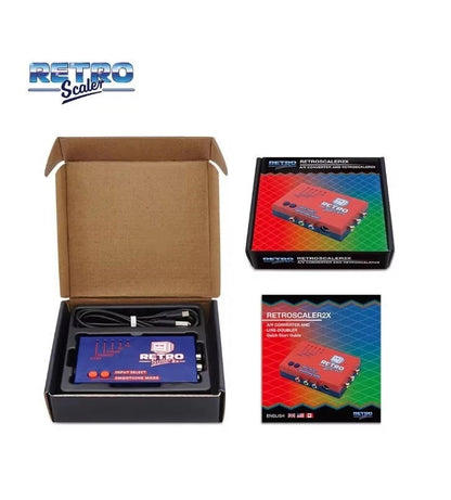 RetroScaler2x AV to HDMI Compatible Converter Line-Doubler Retro Game Console