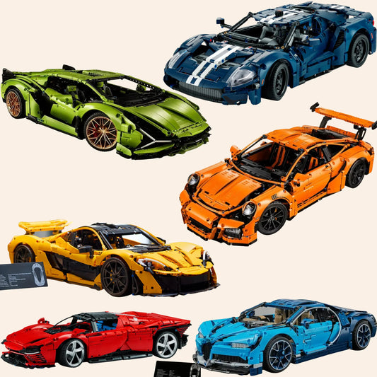 NEW Hypercar Bundle Lot Building Blocks Sets Technic Model Adults Deal Value