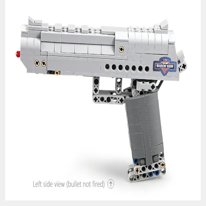 MOC Military Weapon Desert Eagle Pistol Gun Bricks Toys